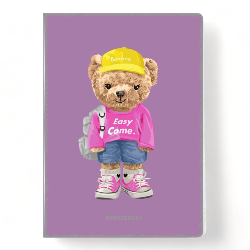 Zeszyt A4/32k trzylinia kolor PP Narcissus Teddies Sztuka Rodzinna